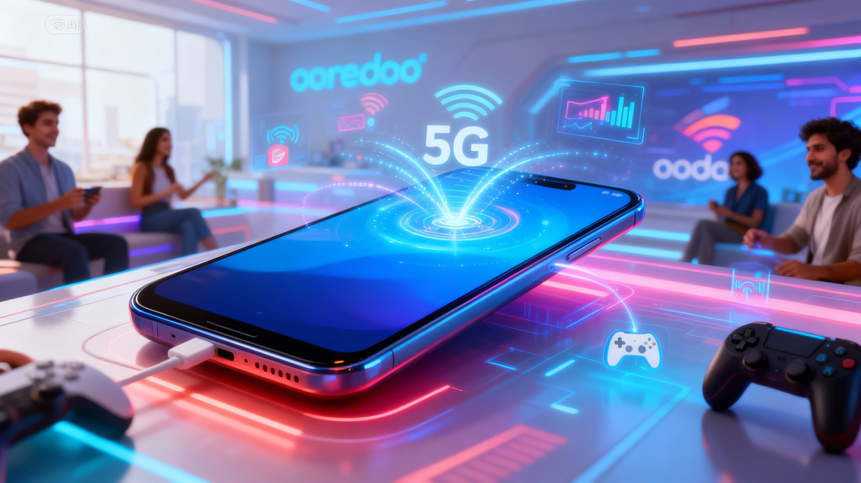 Lancement de la 5G en Algérie par Ooredoo